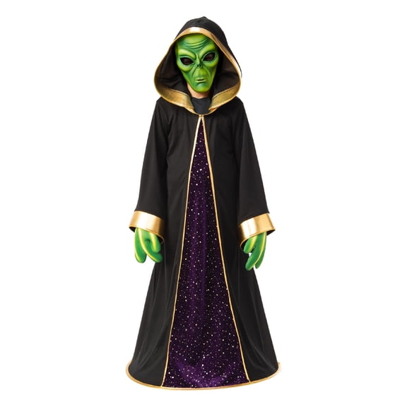 Alien Halloween Costume for Children, Boys' Size L (10/12), by Way to Celebrate