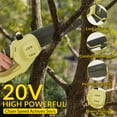 thumbnail image 2 of Trilenars Brushless Electric Chainsaw Cordless, Low Kick-Back Mini Chainsaw for Tree Trimming, Storm Clean-Up, Wood Cutting, Pruning, 2 of 9