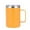 Orange #4, variant on Insulated Stainless Steel Coffee Mug with Lid | Double Wall Thermal Travel Tumbler for Hot & Cold Drinks | Outdoor Commuter Cup with Comfortable Handle