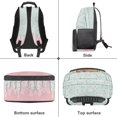 thumbnail image 6 of Pzuqiu Sprinkle Capybara Ice Cream Kids Backpack for Ages 6-18 17 Inch Large Capacity Breathable Elementary School Backpack for Boys Girls Back to School Travel Essential, 6 of 7