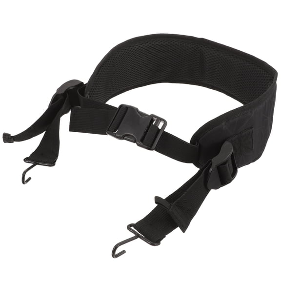 African Drum Belt Snare Percussion Instrument Shoulder Neck Strap Waist Black