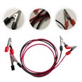 thumbnail image 2 of 2pcs Alligator Clips Test Leads Dual Ended Crocodile Cable for Physics Teaching, 2 of 4