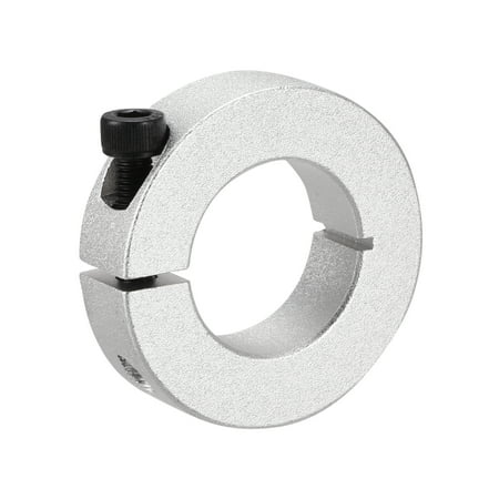 

Uxcell Shaft Collar 1.1 Single Split Aluminum Clamping Collar Shaft Collars with Set Screw Silver Tone