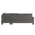 thumbnail image 6 of Sofa Set for Living Room with Chaise Lounge and Storage Ottoman Living Room Furniture Gray, 6 of 13
