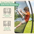 thumbnail image 3 of Joyberri trampoline for kids with trampoline net, add-on LED lights, and sprinklers, 12-ft, Black, 3 of 11