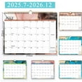 thumbnail image 1 of EGNMCR Wall Calendar 2025-26 Planning Calendar Thick Paper Yearly Calendar With Multiple Holidays For Planning And Organization calendar calendar, 1 of 9