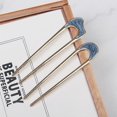 thumbnail image 3 of Fashion Retro U Shape Hairpin For Women Gilrs Simplicity Metal U Sticks French Style Stick Hair Fork Hairstyle Hair Bun Maker, 3 of 5
