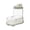 🔥 White_Base#765, variant on Hamster Food Bowl Non-Spill Plastic Feeder with Stable Base and Large Capacity for Dwarf Syrian Hamster Gerbil Mouse Hedgehog Easy to Clean Feeding Dish with Portion Spoon for Dry Food and Pellets