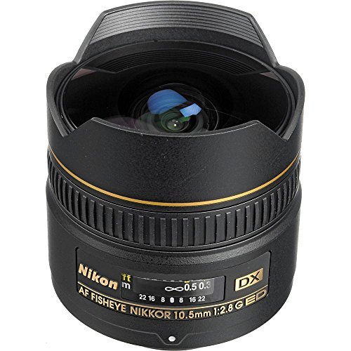 Nikon AF DX NIKKOR 10.5mm f/2.8G ED Fixed Zoom Fisheye Lens with Auto