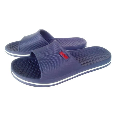 

HUPTTEW Unisex Fashion Casual Couples Home Bathroom Shower Non-Slip Slippers Pool Shoes