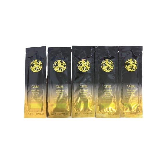 Oribe Gold Lust Nourishing Hair Oil 5ml/0.17 fl oz PACKET SET OF 5