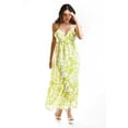thumbnail image 5 of Maxi vestido Roman Fashion Juvenil Verde Flores Talla M, 5 of 5