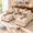 Beige, variant on 110'' Oversized L Shaped Corduroy Cloud Couches with Ottoman and Washable Cover for Living Room, Modern 4 Seater Cloud Sofa with Comfy Deep Seat and Throw Pillows for Apartment, Gray