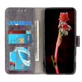 thumbnail image 4 of Funda de PU con textura de caballo loco retro para Sony Xperia 5 IV, color morado, 4 of 5