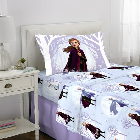 Disney S Frozen 2 Kids Flannel 3 Piece Twin Sheet Set