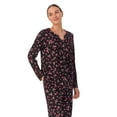 thumbnail image 6 of Aria Brushed Jersey Knit Long Sleeve Split Neck Pajama Set with Pockets, Sizes XS-5X, 6 of 8