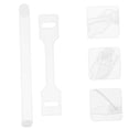 thumbnail image 4 of AURARMLET 100 Sets Cardboard Card Box with Handle Transparent PP for General Users, 4 of 7