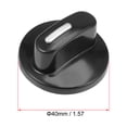 thumbnail image 2 of Unique Bargains Timer Knobs Range Replacement Knobs Time Control Knob Round Half Shaft for Electronic Microwave Oven Cooker 5 pcs, 2 of 3