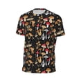 thumbnail image 6 of Wukai Various Mushrooms Print Men's Short-Sleeved Mesh T-Shirt,Quick-Dry Short Sleeve Workout T-Shirt-XX-Large, 6 of 8