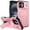 Pink, variant on Allytechgroup for iPhone 16 Plus Case with Sliding Camera Protector, Compatible with Magsafe Rugged Hybrid TPU PC Kickstand Protective Shockproof Magnetic Case Cover for iPhone 16 Plus, Pink