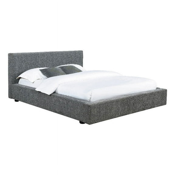 Coaster Gregory 68" x 90" Modern Wood Full Platform Bed in Graphite Gray