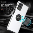 thumbnail image 6 of JTCASES for Samsung Galaxy A22 5G Case, Car Mount Bracket 2-layer Hybird Shockproof PC TPU Anti-fall Slim Fit Lightweight Magnetic Cover for Samsung Galaxy A22 5G（6.6" 2021) - Silver, 6 of 7