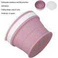 thumbnail image 4 of Mini taza deportiva plegable, taza de Camping plegable de silicona con cubierta, 1 ud., 4 of 5