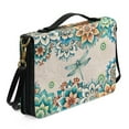 thumbnail image 2 of FOR U DESIGNS Boho Mandala Dragonfly Bible Bags for Women Soft PU Sturdy Bible Carrier with Handle Size Large Personalized Book Organizer Bag Lightweight Bible Bag Bible Covers for Ladies, 2 of 7