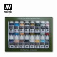 thumbnail image 1 of Vallejo Basic Model Color Paint Set,16×17ml Bottles for Beginner Hobbyists, Multi-Use Matte Acrylic Pigments for Miniature & Scale Model Craft Painting, 1 of 1