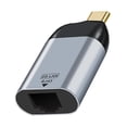 thumbnail image 1 of Type-c Grey USB C To Ethernet Adapter Aluminum Alloy 1-Gigabit For Thunderbolt 3, 1 of 9