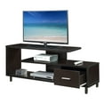 thumbnail image 2 of Homestock Old World Opulence 60-Inch Tv Stand With Shelves, Modern Design Featuring Drawer For Concealed Storage And Open Concept Shelving For Tvs Up To 65" - 60"W X 18"D X 24"H, 2 of 3