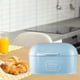 thumbnail image 4 of Contenedor multifunción caja de pan con tapa gofres panera organizador de cosméticos almacenamiento de alimentos caja de pan para encimera, ahorra esp Azul Soledad Caja de almacenamiento de pan, 4 of 7