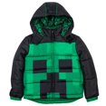 thumbnail image 2 of Campera Inflable de Invierno con Cierre para Niños Minecraft Creeper, 2 of 9