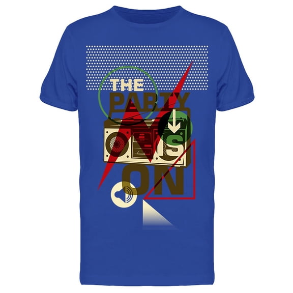 The Party On T-Shirt Men -Image by Shutterstock, Male x-Large