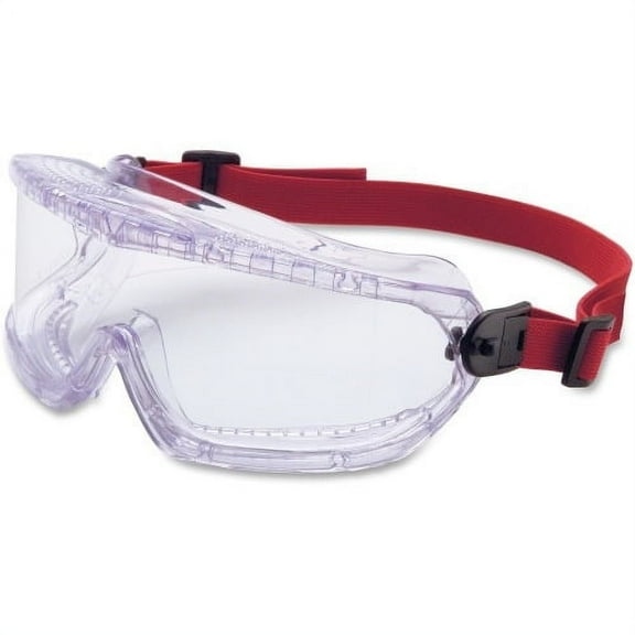 NORTH Uvexx V-Maxx Antifog Clear Goggle Anti-fog, Elastic Headband, Wraparound Lens, Comfortable, Adjustable Strap, Scratch Resistant - Polycarbonate Lens, Neoprene Headband, Acetate Lens, Polyurethan