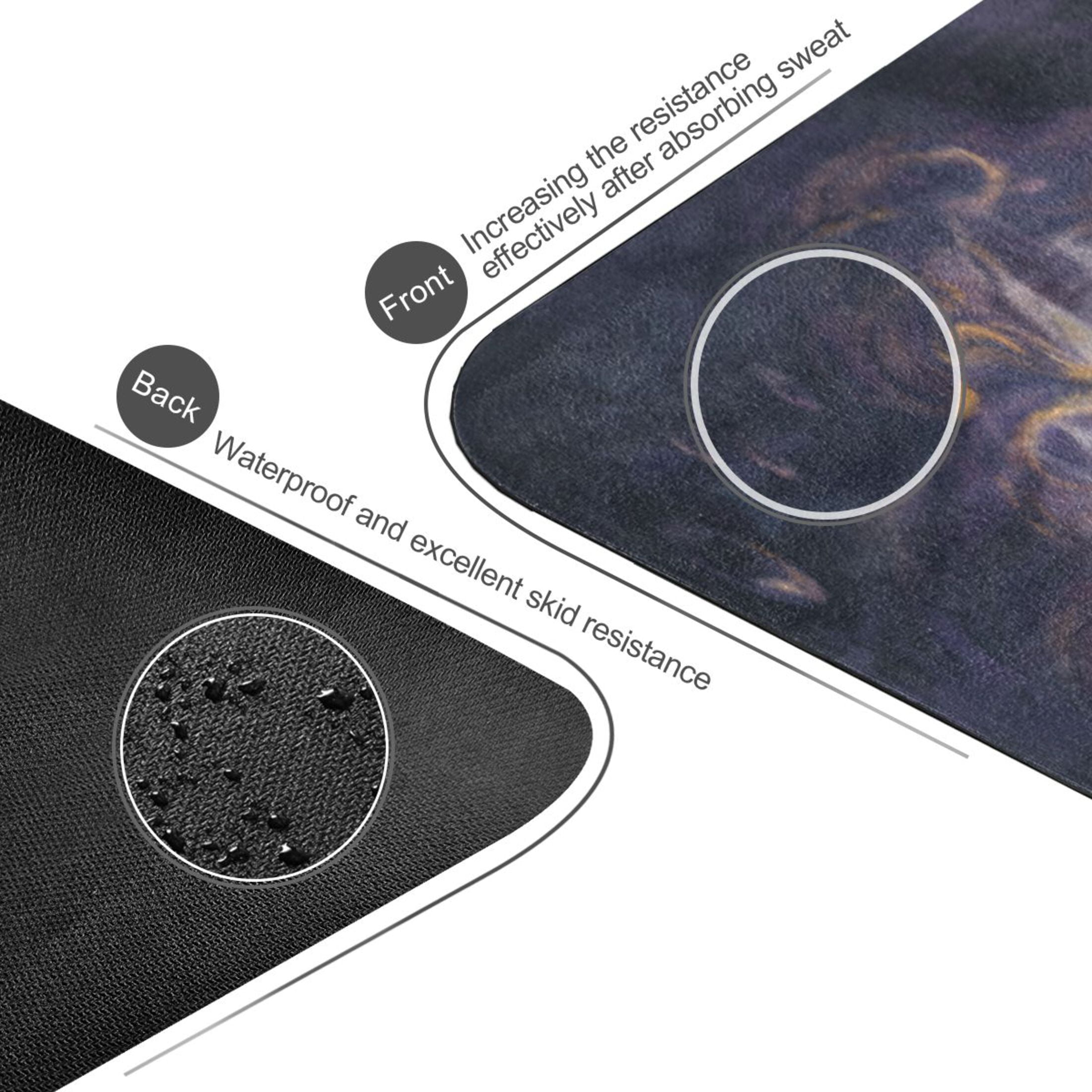 BZSMCE Yoga Mat Women Fitness Mat Serene Lotus Pattern