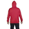 thumbnail image 2 of The Hanes 97 oz Ultimate Cotton 90/10 Pullover Hood - DEEP RED - XL, 2 of 2