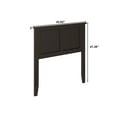 thumbnail image 5 of AFI Madison Twin Solid Wood Panel Headboard, Espresso, 5 of 6