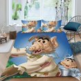 thumbnail image 2 of ALF La Serie Animada Conjunto de sábanas temático, trío de piezas, cómodo y amigable con la piel, diseño único, regalo de decoración para el hogar para familiares, amigos y fans, 90 cm * 190 cm, 2 of 6