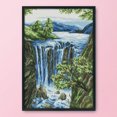 thumbnail image 3 of Cuadros Decorativos 14CT paisaje estampado DIY impreso punto de cruz lienzo costura decoración del hogar Ehuebsd embutido en tela, 3 of 9