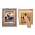 thumbnail image 6 of Rustic Barnwood Picture Frames 4x6 - Set of 2 - Natural Reclaimed Wood Real Glass - Handcrafted Vintage Distressed, 1 3/4" Frame Width, 6 of 8