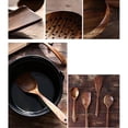 thumbnail image 7 of Wooden Spoons for Cooking 4Pcs Wooden Utensil Set for Cooking Luxury Natural Teak Wood Spatulas and Spoons Cooking Utensils Set for Kitchen Nonstick Cookware Gift for Women Men, 7 of 7