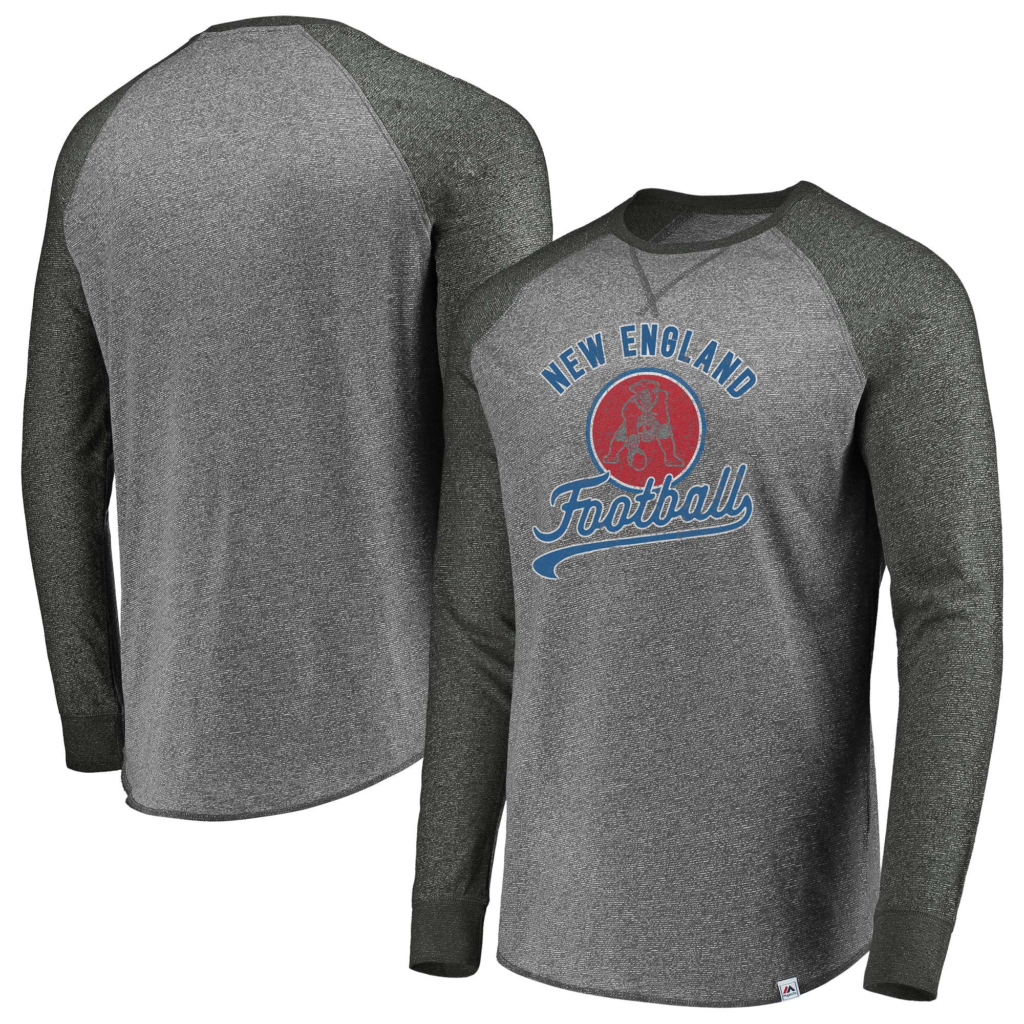 New England Patriots charcoal Majestic OUR TEAM Hoody