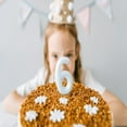 thumbnail image 4 of Hltser Birthday Candles Numbers 2.36 inch Party Cake Topper 1 Piece (Brown  Number 6), 4 of 6