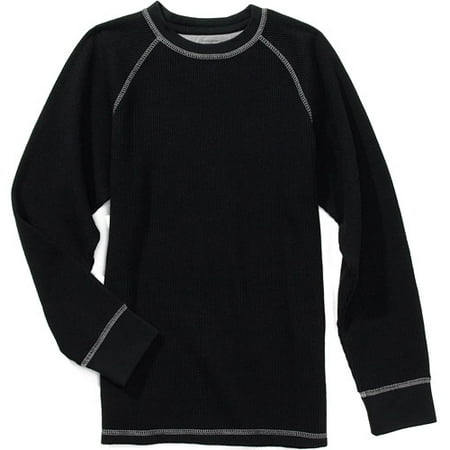 Faded Glory - Boys' Raglan Thermal Tee