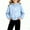 Sky Blue, variant on Spazoro Girls Pullover Hoodie with Pockets, Long Sleeve Hooded Neck Soft Cat Heart Graphic Print Relaxed Fit Trendy Casual Sweatshirt for Kids Pink Size 5-6