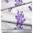 thumbnail image 3 of Soimoi Rayon Fabric Leaves & Floral Block Print Sewing Fabric Yard 56 Inch Wide, 3 of 3