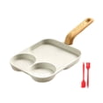 thumbnail image 1 of Sartén Antiadherente 3 en 1, Sartén de Rejilla Dividida de Aleación de Aluminio, Cocina para Huevos , Mango Resistente Al Calor, Sartén para Coc 3 uds de, 1 of 8