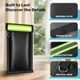 thumbnail image 4 of Paquete de 2 Fundas para Teléfono Móvil y Llaves de Coche: Bolsa con Bloqueo de Señal de Fuego y Agua para Máxima Privacidad y Seguridad., 4 of 5