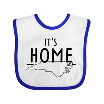Inktastic It's Home- State of North Carolina Outline Boys or Girls Baby Bib